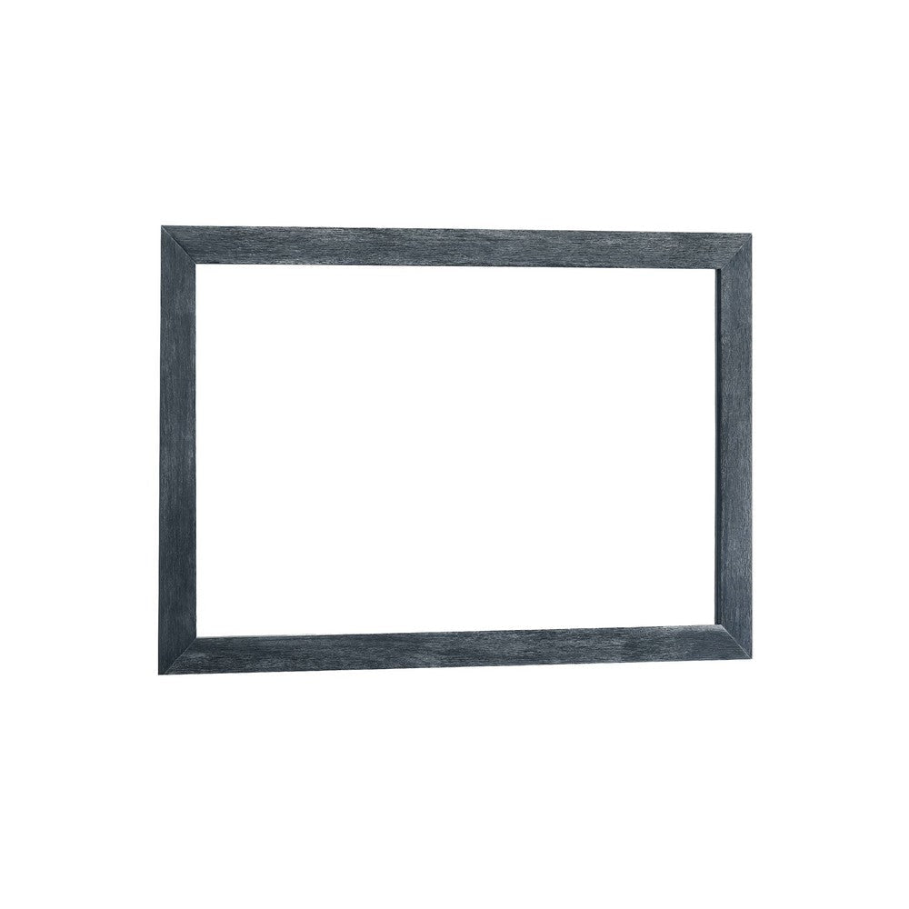 Cid Coy Mirror | 47’’ Gray Ash Veneer Frame | Crown Cut Pattern BM338223