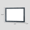Cid Coy Mirror | 47’’ Gray Ash Veneer Frame | Crown Cut Pattern BM338223