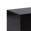 Cid Inji Dresser | 6 Drawers w Vertical Handles | 66’’ | Glossy Black Wood BM338231