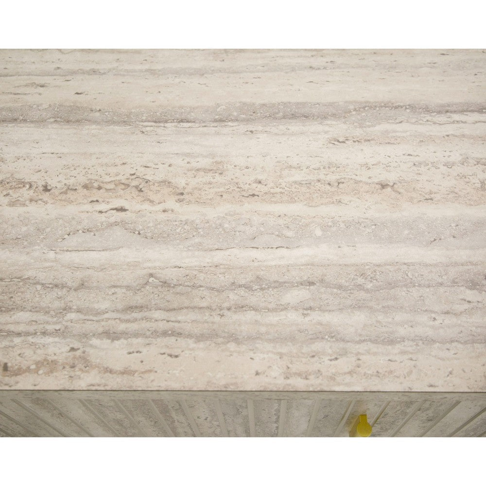 Noe Mali Dresser | 6 Drawers w Metal Handles | 68’’ | Gray Laminate BM338232