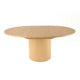 Cid Kimi Dining Table | Round 51-71’’ Extendable Top | Brown Plywood Base BM338237
