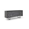 Cid Howo Sideboard Buffet Cabinet | Dark Gray | 2 Drawers & 2 Doors | 78"