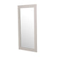Cid Gino Accent Mirror | 79’’ Beige Wood Frame | Modern Wavy Pattern BM338247