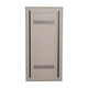 Cid Gino Accent Mirror | 79’’ Beige Wood Frame | Modern Wavy Pattern BM338247