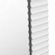 Cid Gino Accent Mirror | 79’’ White Wood Frame | Modern Wavy Pattern BM338248