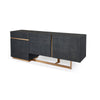 Cid Jim Sideboard Buffet Cabinet | 1 Drawer & 3 Doors | Black | 79’’ BM338252