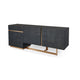 Cid Jim Sideboard Buffet Cabinet | 1 Drawer & 3 Doors | Black | 79’’ BM338252