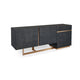 Cid Jim Sideboard Buffet Cabinet | 1 Drawer & 3 Doors | Black | 79"
