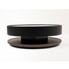 Cid Mauj Coffee Table | 37’’ White Ceramic Top | Black Oak Veneer Body BM338256