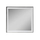 Cid Xato Accent Mirror | Sleek Metal Edges | White Gloss Frame | 41’’ BM338258