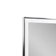 Cid Xato Accent Mirror | Sleek Metal Edges | White Gloss Frame | 41’’ BM338258
