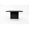 Cid Enna Dining Table | 95’’ Black Ash Veneer Top | Stainless Steel BM338261