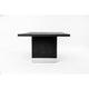 Cid Enna Dining Table | 95’’ Black Ash Veneer Top | Stainless Steel BM338261