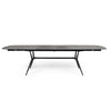Cid Julie Dining Table | 79-118" Extendable Black Ash Ceramic Top