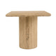 Cid Flet Side End Table | Beige Travertine Marble | Square 17’’ Top BM338277
