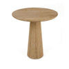 Cid Elma Breakfast Dinette Table | Beige Travertine Marble | Round 28" Top