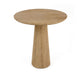 Cid Elma Breakfast Dinette Table | Beige Travertine Marble | Round 28" Top