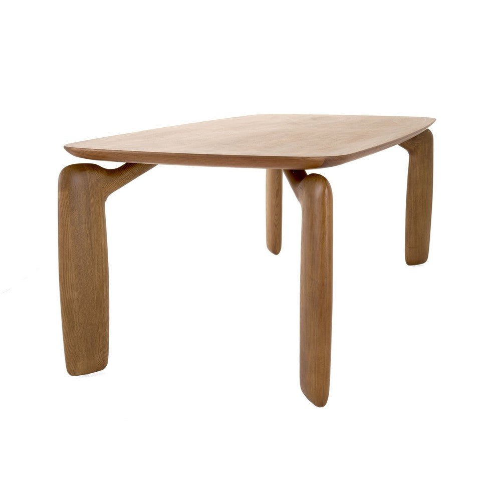 Cid Mike Dining Table | Walnut Brown Wood | Rectangular 87’’ Top BM338288