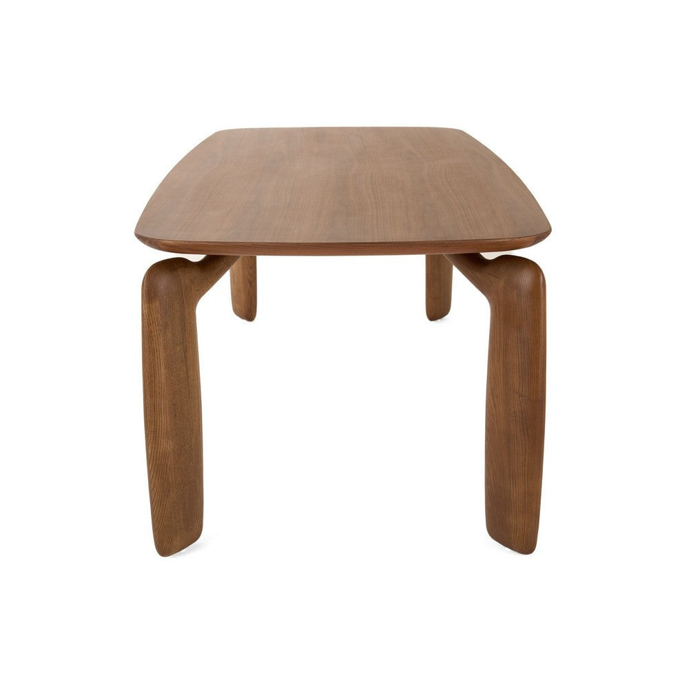 Cid Mike Dining Table | Walnut Brown Wood | Rectangular 87’’ Top BM338288