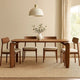 Cid Mike Dining Table | Walnut Brown Wood | Rectangular 87" Top