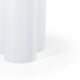 Cid Run Dining Table | White Concrete Abstract Base | Round 43"