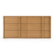 Lina 65’’ Wide Dresser | 6 Drawers | Natural Brown Oak Veneer Frame BM338297