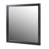 Noe Celia Dresser Mirror | Retro Luxe Gray Solid Wood Frame | 40’’ BM338305