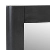Noe Celia Dresser Mirror | Retro Luxe Gray Solid Wood Frame | 40’’ BM338305
