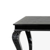 Sovy Dining Table | Black Gloss Crocodile Texture Top I 87 Inch BM338310