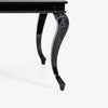 Sovy Dining Table | Black Gloss Crocodile Texture Top I 87 Inch BM338310