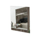 Accent Mirror | Italian Design | 41’’ Elm Gray Lacquer Wood Frame BM338311
