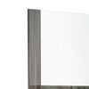 Accent Mirror | Italian Design | 41’’ Elm Gray Lacquer Wood Frame BM338311