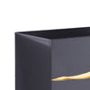 Cid Exie Sideboard Buffet Cabinet | 71’’ | 2 Drawers | Black with Gold Accents BM338320