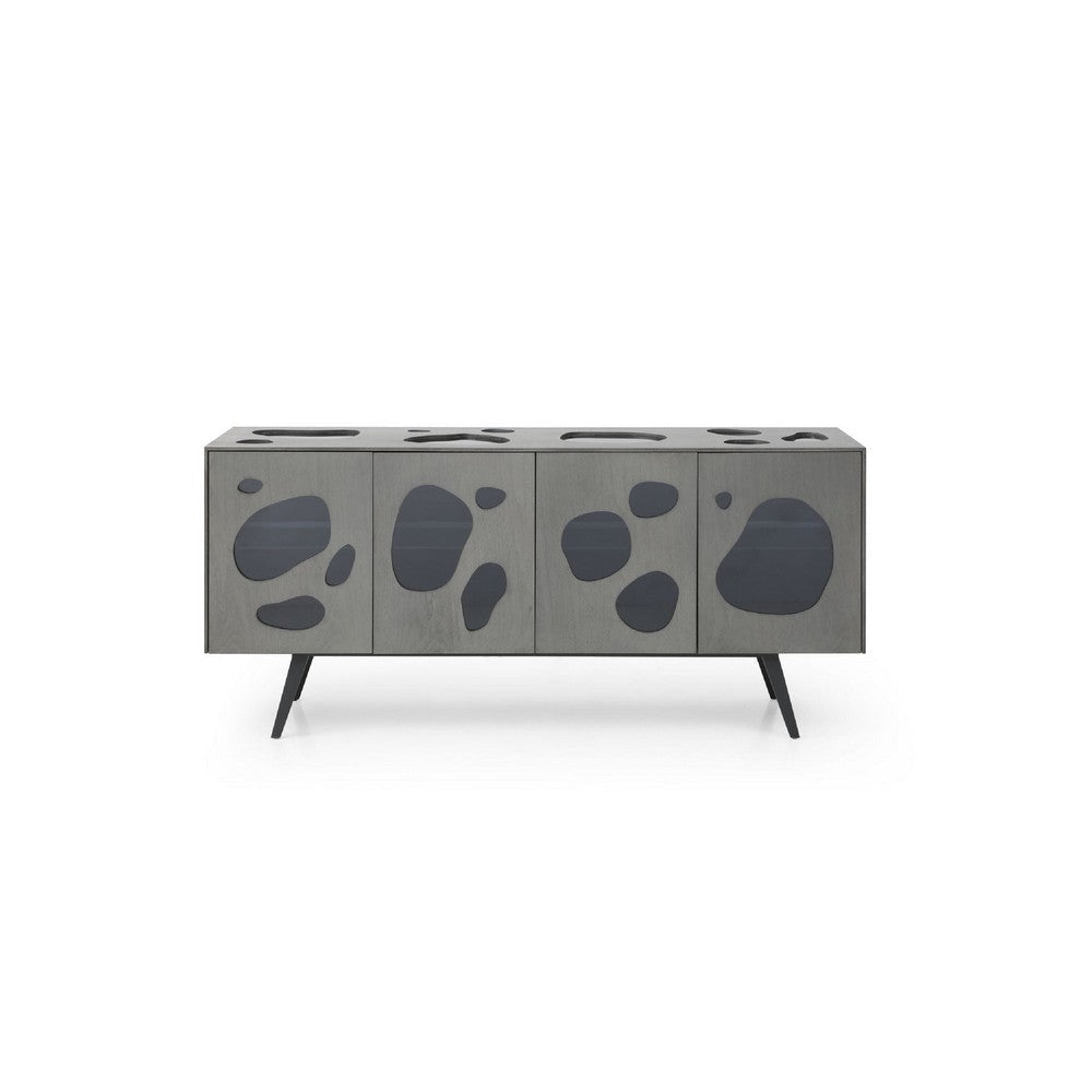 Cid Fono Buffet | 71’’ | Contemporary Gray Retro Art Design BM338329