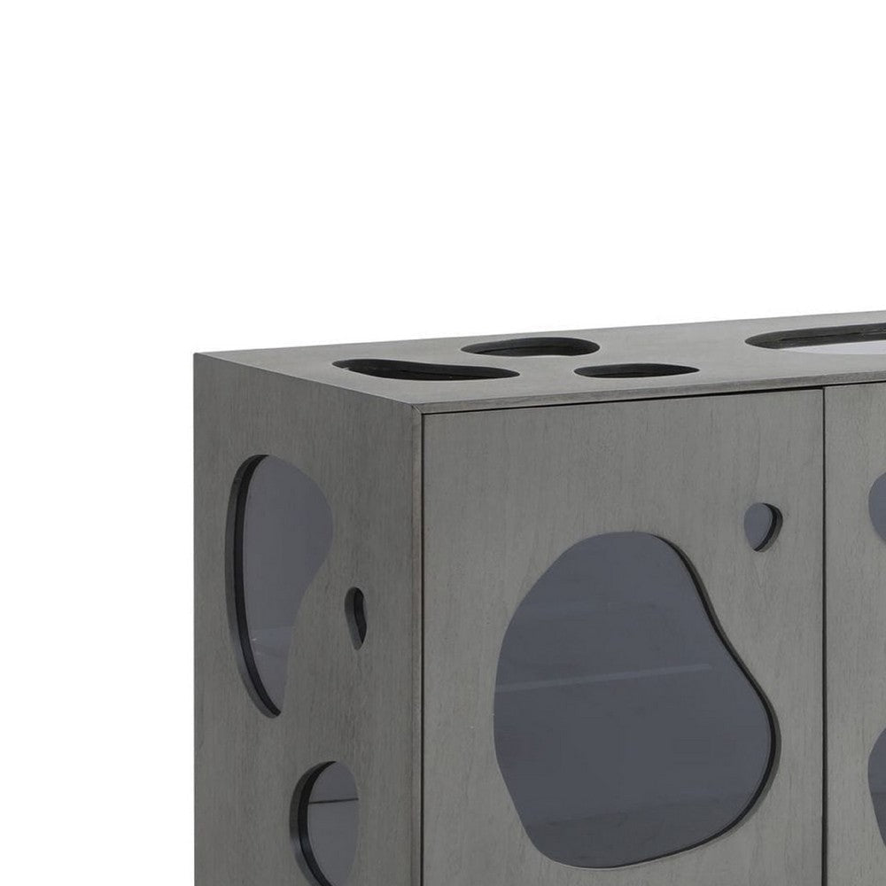 Cid Fono Buffet | 71’’ | Contemporary Gray Retro Art Design BM338329