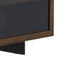 Cid Tera Sideboard Buffet Cabinet | 89’’ Brown Walnut Veneer | 2 Angled Doors BM338333