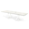 Cid Tyon Dining Table | 70-118’’ Extendable White Ceramic Top BM338337