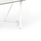 Cid Tyon Dining Table | 70-118’’ Extendable White Ceramic Top BM338337