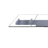 Cid Skoy Dining Table | 71-106’’ Extendable Glass Top | Metal Legs BM338340