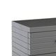 Cid Resu Dresser | 6 Drawers with Slatted Design | 59’’ | Gray Wood BM338343