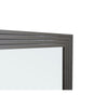 Cid Resu Dresser Mirror | Gray Slatted Frame | 41’’ | Engineered Wood BM338344