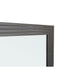 Cid Resu Dresser Mirror | Gray Slatted Frame | 41’’ | Engineered Wood BM338344