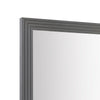 Cid Resu Dresser Mirror | Gray Slatted Frame | 41’’ | Engineered Wood BM338344