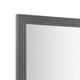 Cid Resu Dresser Mirror | Gray Slatted Frame | 41’’ | Engineered Wood BM338344
