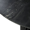Jiny Dining Table | 47’’ | Round Marble Top | Black Mango Wood Base BM338352