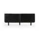 Stev 77’’ Sideboard Buffet Cabinet with 4 Doors | Black Solid Wood BM338355