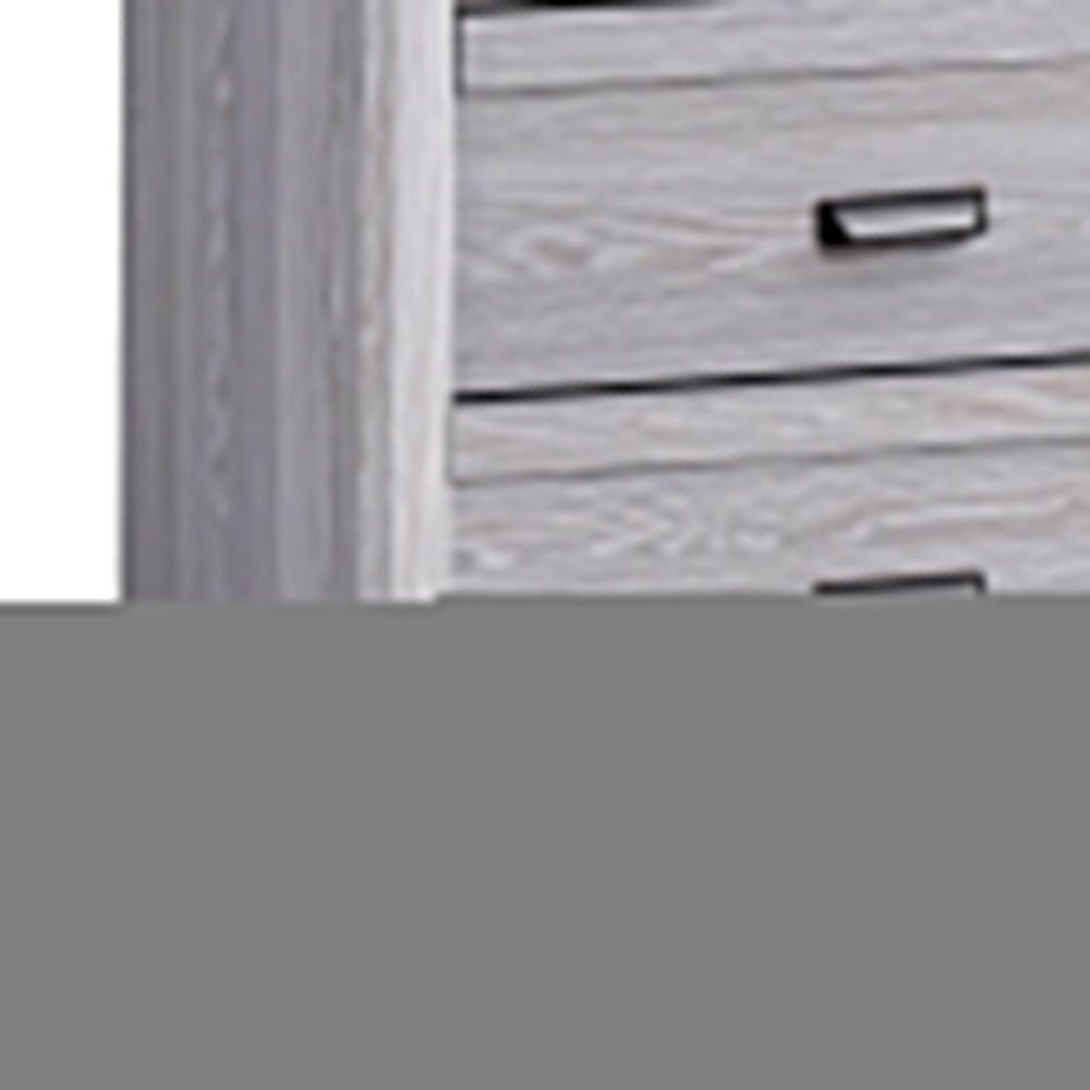 Laide Wide Dresser with 6 Drawers | Cup Handles | Gray Driftwood Veneer BM338358