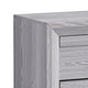 Laide Nightstand with 2 Drawers | Cup Handles | Gray Driftwood Finish Wood BM338359