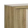 Amey TV Stand Media Cabinet | 2 Sliding Door | Shelves | Brown Driftwood BM338379