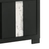 Amey TV Stand Media Cabinet | 2 Sliding Doors & 2 Shelves | Black Wood BM338384